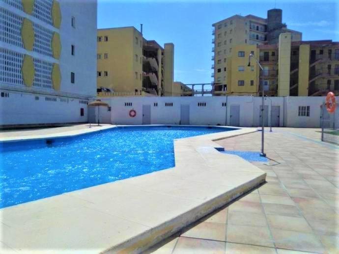 Apartamento Roquetas De Mar Urbanizacion, 2 Dormitorios, Gran Terraza Con Vista Al Mar, Wi-Fi, Parking Y Piscina ภายนอก รูปภาพ