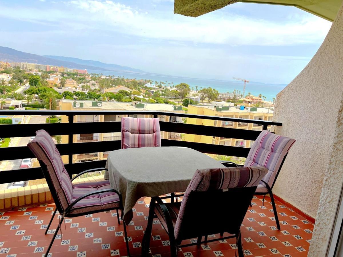 Apartamento Roquetas De Mar Urbanizacion, 2 Dormitorios, Gran Terraza Con Vista Al Mar, Wi-Fi, Parking Y Piscina ภายนอก รูปภาพ