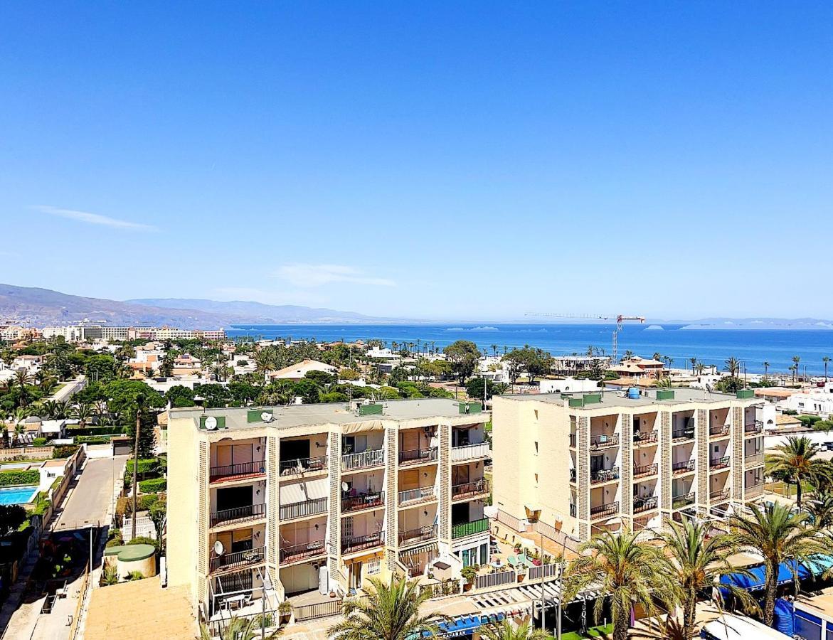 Apartamento Roquetas De Mar Urbanizacion, 2 Dormitorios, Gran Terraza Con Vista Al Mar, Wi-Fi, Parking Y Piscina ภายนอก รูปภาพ