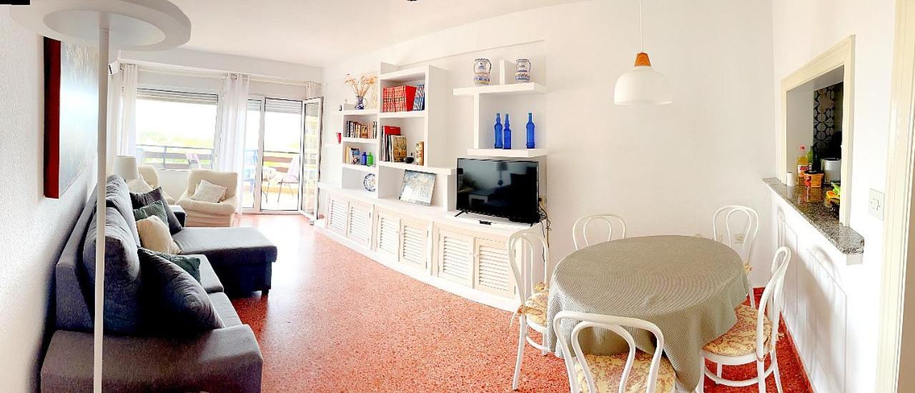 Apartamento Roquetas De Mar Urbanizacion, 2 Dormitorios, Gran Terraza Con Vista Al Mar, Wi-Fi, Parking Y Piscina ภายนอก รูปภาพ